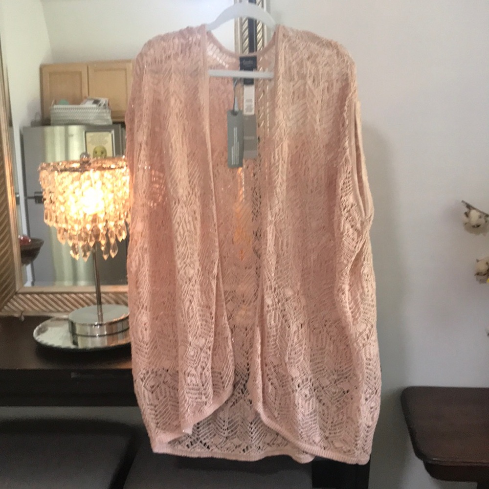 Chico's Plush Pink Cardigan
